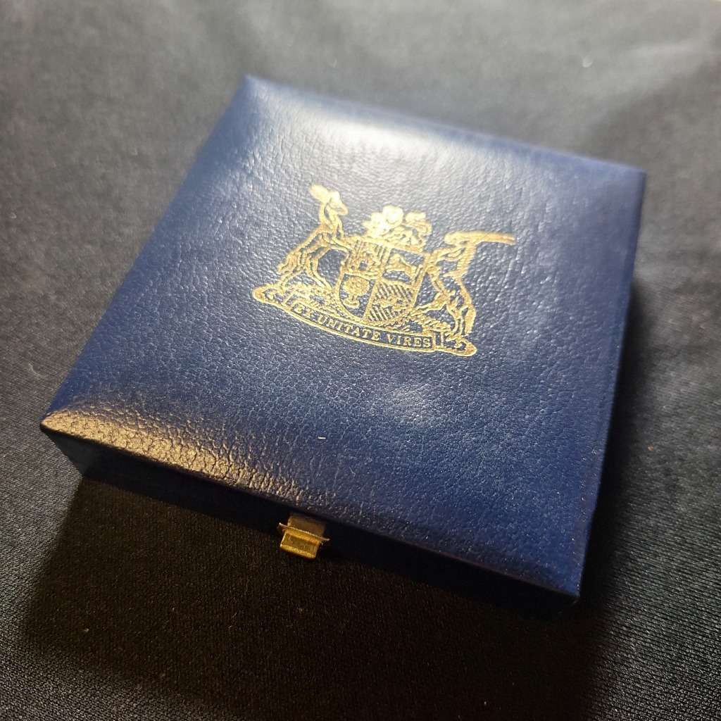 1994 Proof 1 Rand Presidential Inauguration coin in SA Mint Display Box