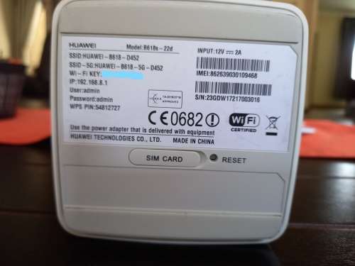 HUAWEI B618s-22d 4G LTE Wi-Fi Router