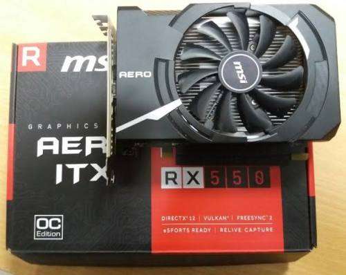 AMD Radeon RX550 4GB