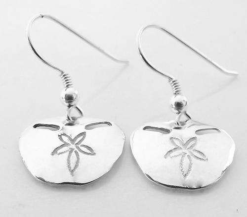 Pansy Shell Shepherds Hooks Earrings