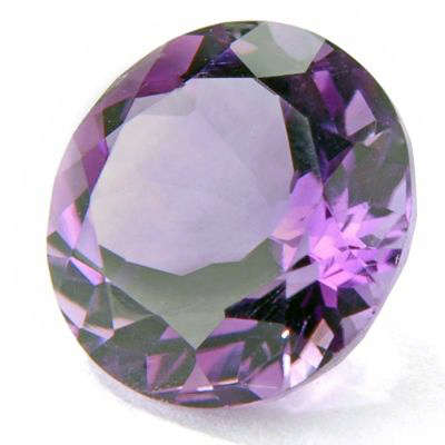 Amethyst, Brilliant-cut, 4mm,