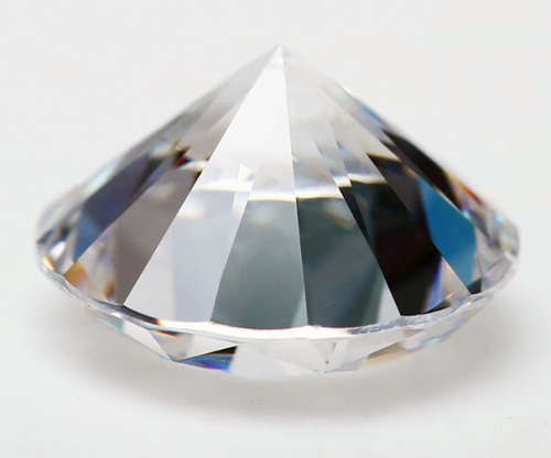 White Cubic Zirconia, 6.50mm, 1.00ct Diamond Simulation Gemstone, Round brilliant-cut, BOBCZW6.5