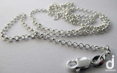 Rolo Tondo Chain 80cm 925 sterling silver