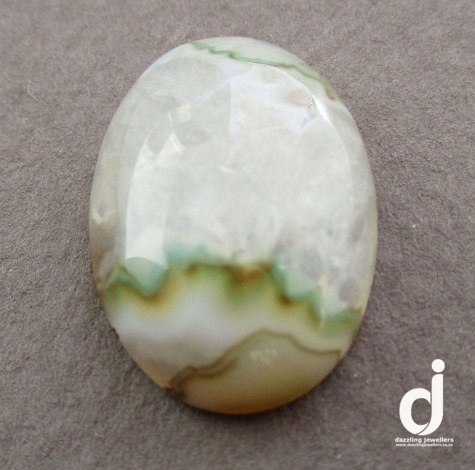 Agate Cabochon: 10.00ct  | 17.93x12.75mm
