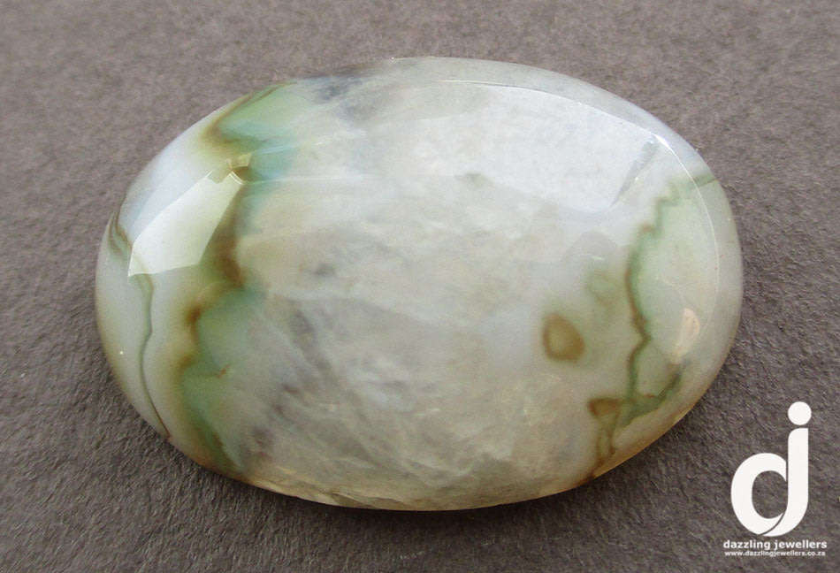 Agate Cabochon: 10.00ct  | 17.93x12.75mm