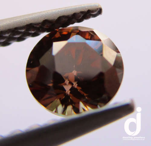 Brown Diamond Simulant | 0.85ct | 5mm