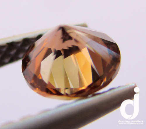 Brown Diamond Simulant | 0.85ct | 5mm