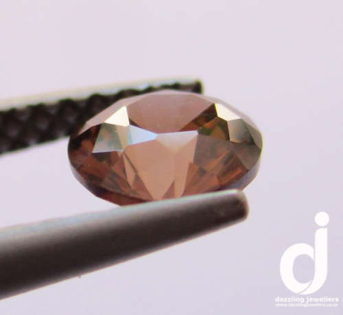 Brown Diamond Simulant | 0.85ct | 5mm