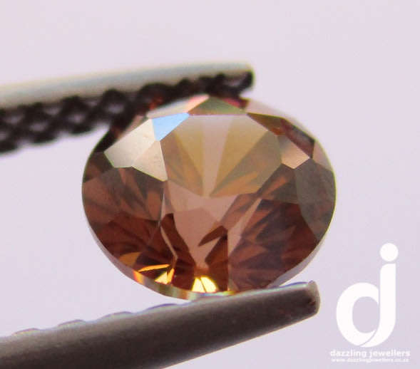 Brown Diamond Simulant | 0.85ct | 5mm