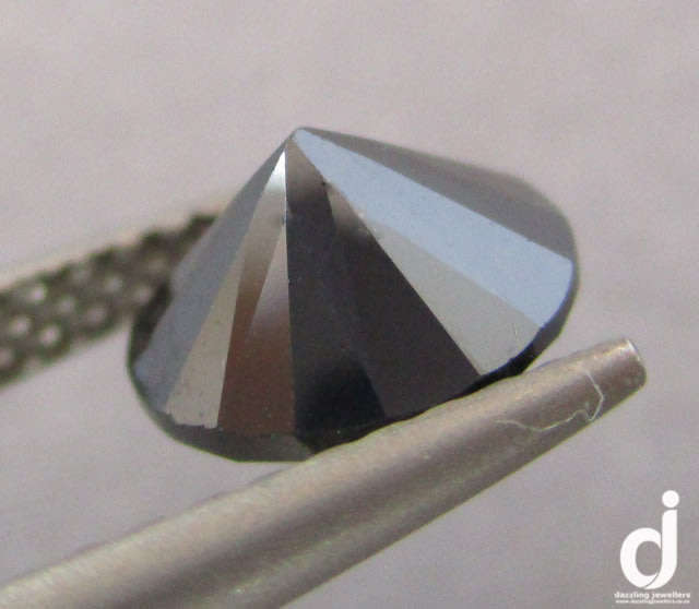 Black Cubic Zirconia / Black Diamond Simulant | Round | 2.30ct | 7mm