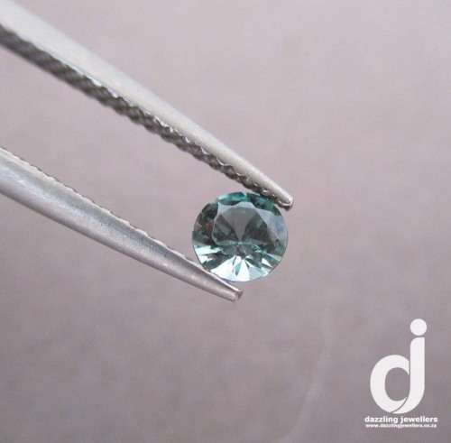 4mm round Green Tourmaline