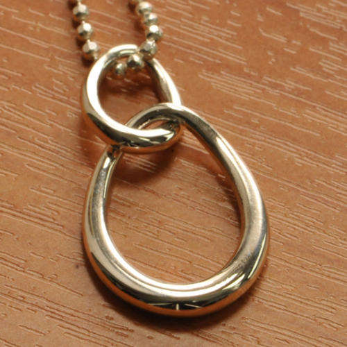 Dainty Double Oval Pendant by Dazzling Jewellers