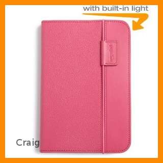 Kindle Leather Cover with Light, Pink (Fits 6" Latest Generation Kindle)