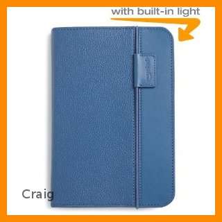 Kindle Leather Cover with Light, Blue (Fits 6" Latest Generation Kindle)