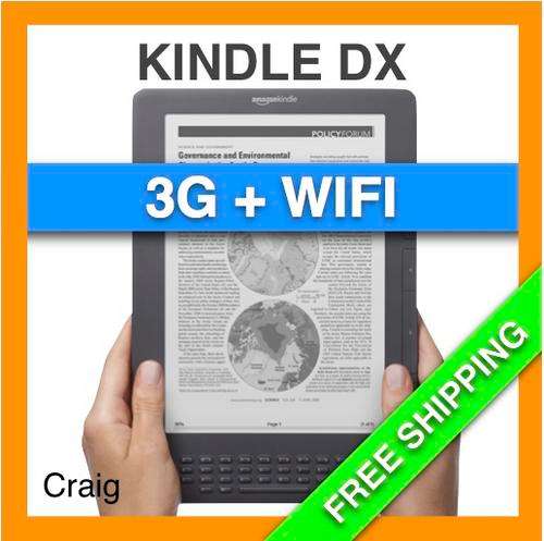 Kindle DX with 3G - FREE SHIPPING