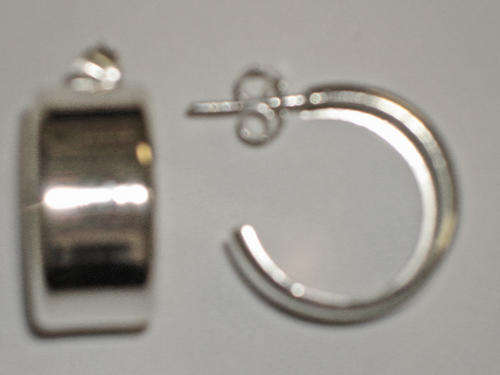 Sterling Silver Amazing Value Broad Hoop
