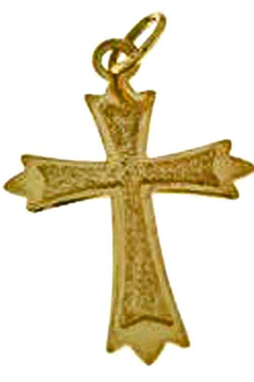 Elegant 9ct Gold Star Dust Cross