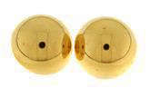 Stunning Solid 9ct Gold 6mm Half Ball Stud