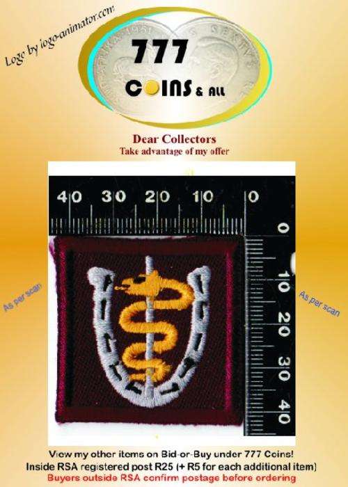 Field Dress Medic Equestrian Badge