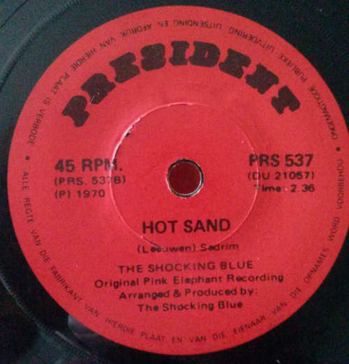 The Shocking Blue - Venus/Hot Sand 1970 Vinyl Mono 7" Single SA