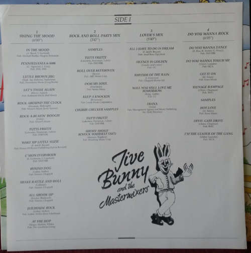 Jive Bunny and the Mastermixers - Jive Bunny The Album 1989 Vinyl LP SA