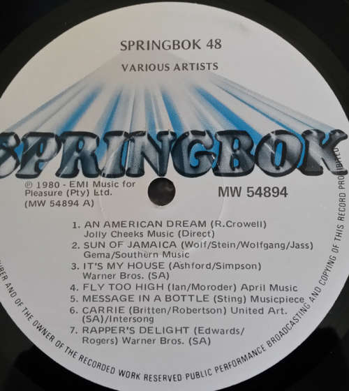 Various - Springbok Hit Parade Vol 48 Vinyl LP SA
