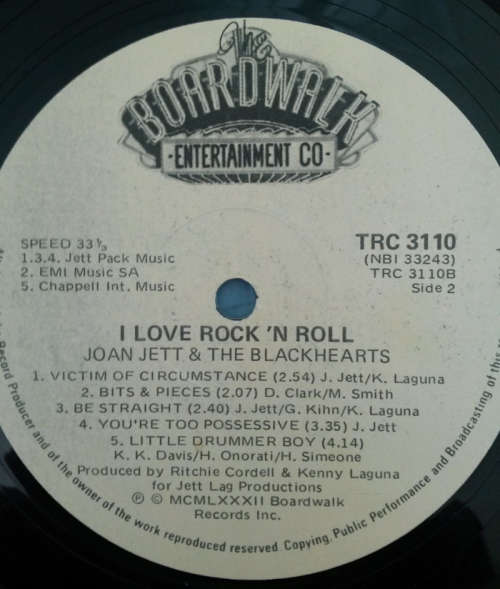 Joan Jett & the Blackhearts - I Love Rock 'n Roll 1982 Vinyl LP SA