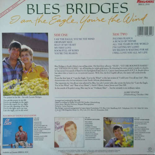 Bles Bridges - I am the Eagle, You're the Wind 1986 Vinyl LP SA