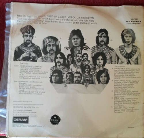 East of Eden - Mercator Projected 1969 Rare Vinyl LP SA