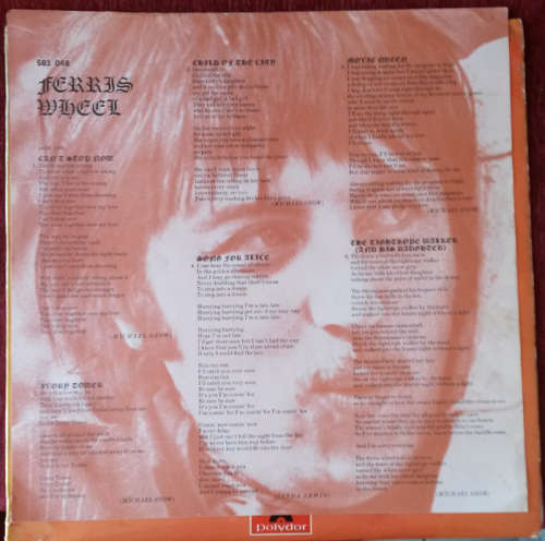 Ferris Wheel - Ferris Wheel 1970 Vinyl LP UK