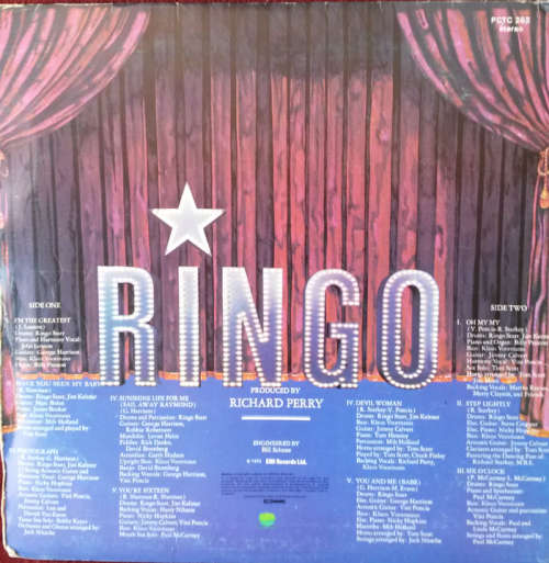Ringo Starr - Ringo 1973 Vinyl LP SA