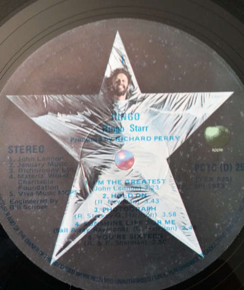 Ringo Starr - Ringo 1973 Vinyl LP SA