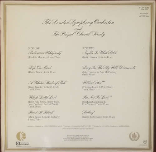 London Symphony Orchestra - Classic Rock 1979 Vinyl LP SA