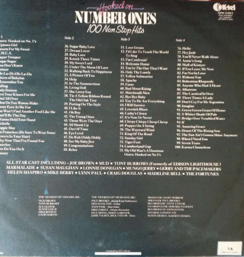 Various - Hooked on Number Ones 100 Non Stop Hits 1985 DOUBLE LP Zimbabwe