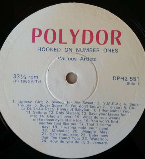 Various - Hooked on Number Ones 100 Non Stop Hits 1985 DOUBLE LP Zimbabwe