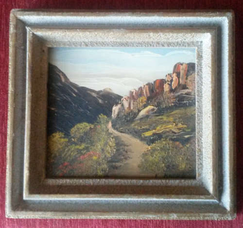 Pair of Oil on Board Framed Paintings - E. Korub