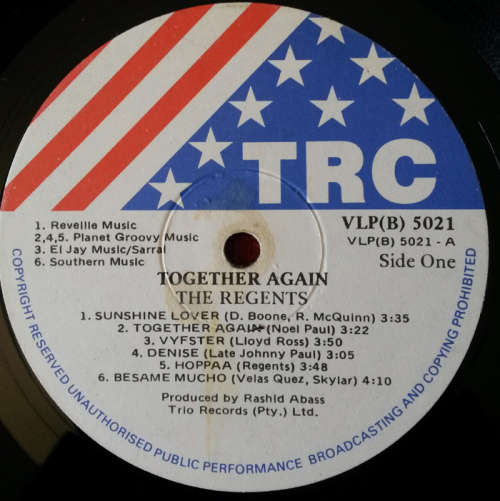The Regents - "Together Again" Langarm Vinyl LP SA