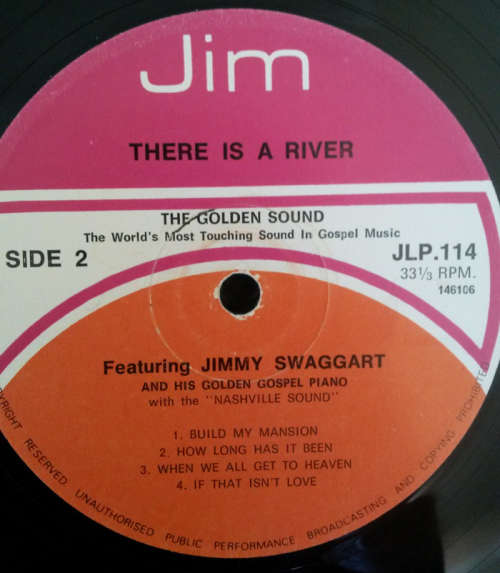 Jimmy Swaggart - There is a River 1972 Vinyl LP SA