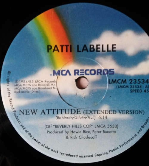 Patti La Belle/Harold Faltermeyer - New Attitude/Axel F 1984 Vinyl Maxi Single SA
