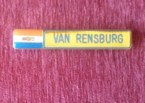 Old SADF Name Tag - Van Rensburg