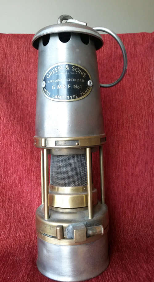 Green & Co Wolf Safety Lamp