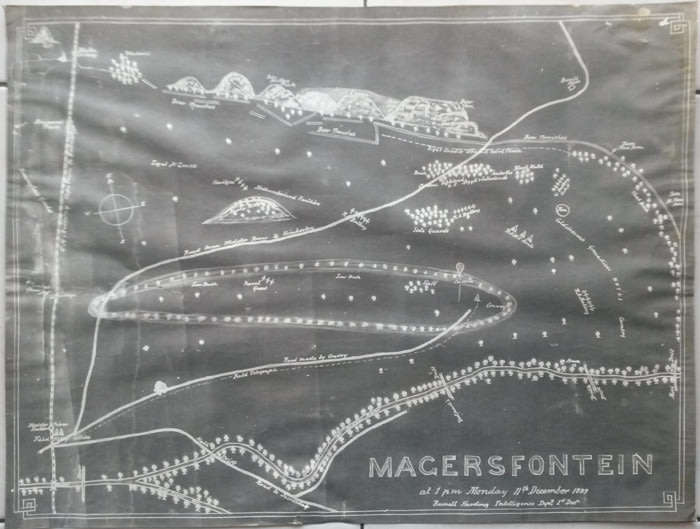 Magersfontein Boer War Battle Map