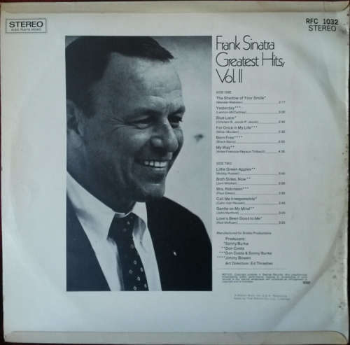 Frank Sinatra - Greatest Hits Vol II
