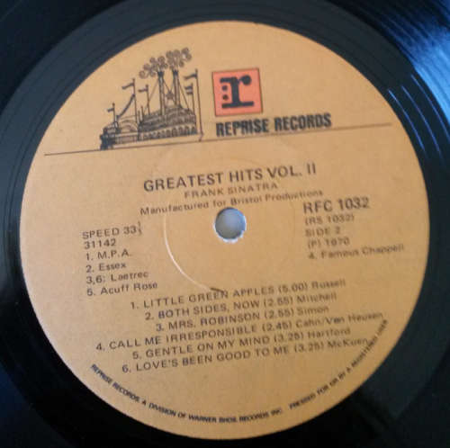 Frank Sinatra - Greatest Hits Vol II