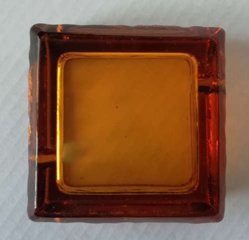 Vintage Koei Unicon Art Glass Table Lighter with Matching Ashtray