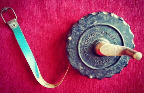 Rabone Chesterman Bakelite and brass 50ft Tape Measure