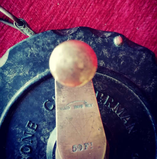 Rabone Chesterman Bakelite and brass 50ft Tape Measure