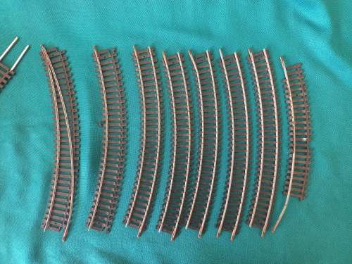 Lima open wagon no wheels plus set of wheels with coupler plus 9 tracks some broken