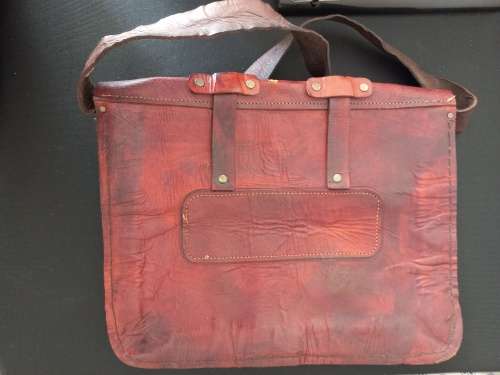 Vintage Leather Postal/Messenger Bag