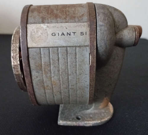 Vintage Giant 51 6 Hole Desk Pencil Sharpener - Wall or Desk Mount